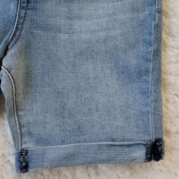 7FAM ROLLED CUFF JEAN SHORTS, SIZE 24 MONTHS - Picture 5 of 10